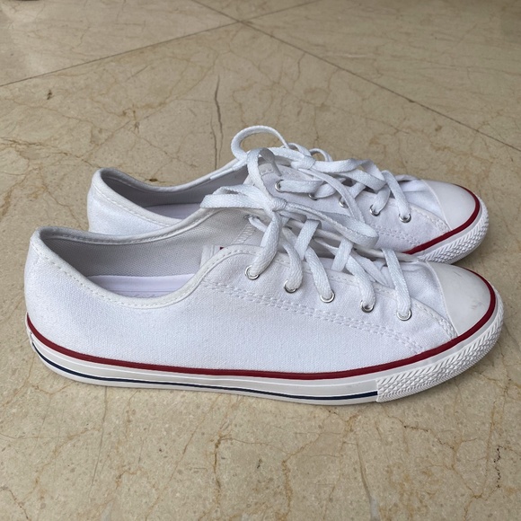 white converse womens thin sole